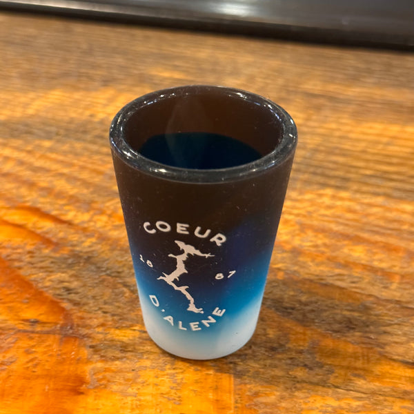 Silishots 1.5oz Shot Glass Moon Beam CDA Lake 1887