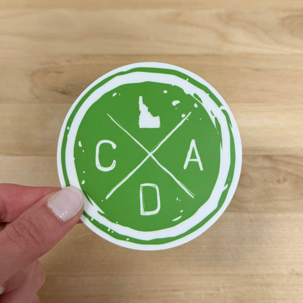 CDA Hand Drawn Circle Logo Sticker