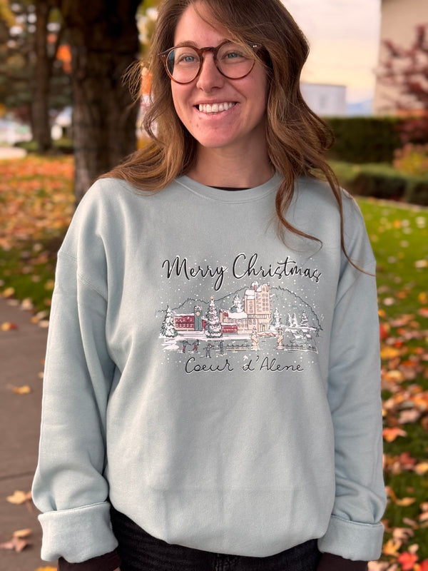 2024 Merry Christmas Coeur d'Alene Sweatshirt