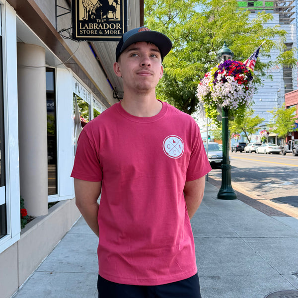 Scenes Of Coeur d'Alene Vintage Red Tee