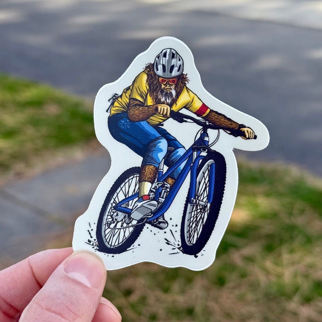 mountainbike decals Bigfoot Bob Mountain Bike Sticker
