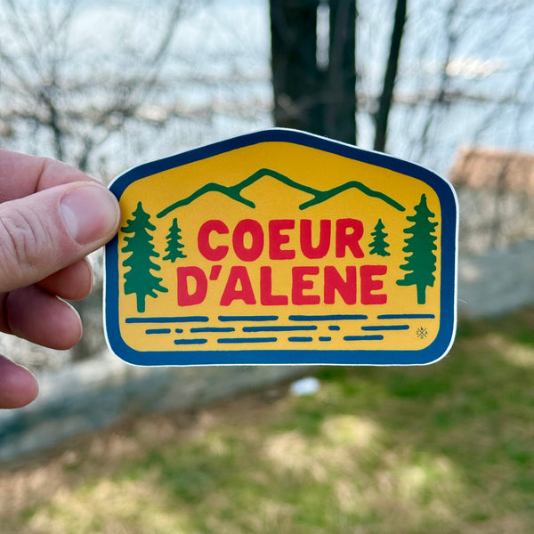 Coeur d'Alene Vintage Camp Sticker