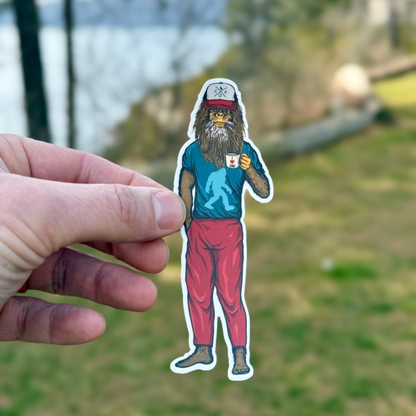 Bigfoot Bob Coffee Sticker