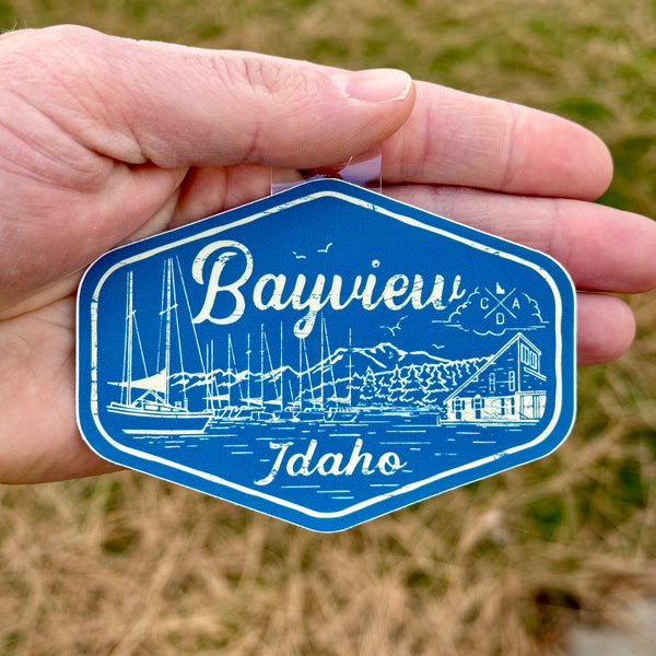 Bayview Idaho Blue Sticker