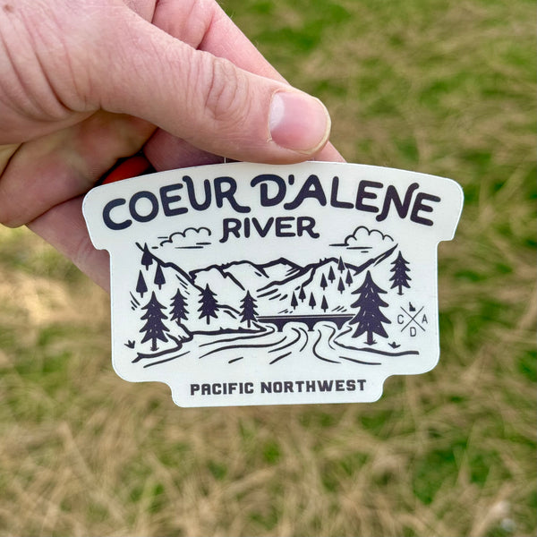 Coeur d'Alene River Cream Sticker