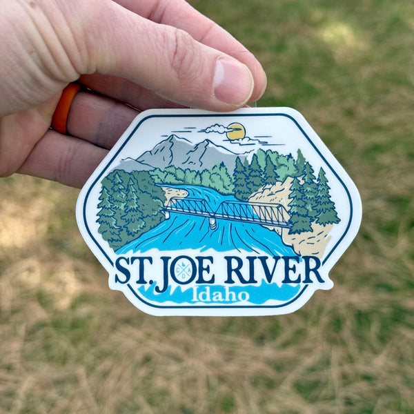 St Joe River Idaho Sticker