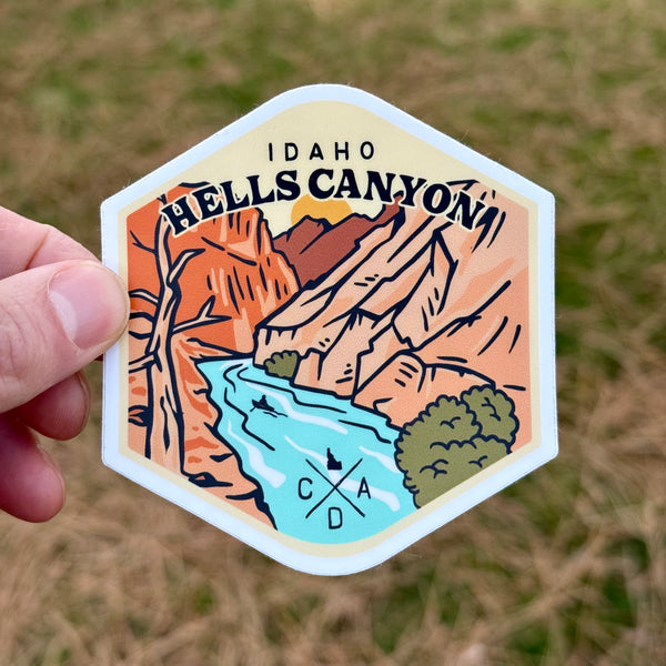 Hells Canyon Idaho Sticker