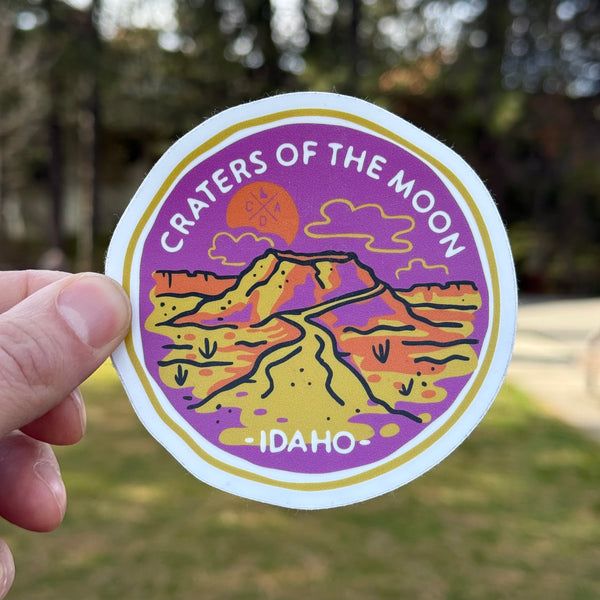 Craters Of The Moon Sticker