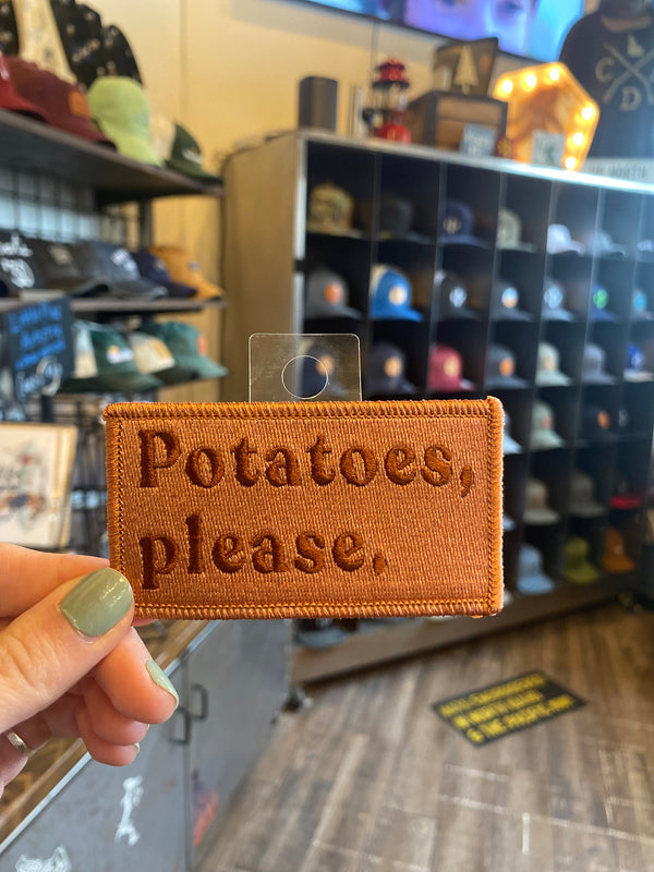 Potatoes Please Iron-On Patch