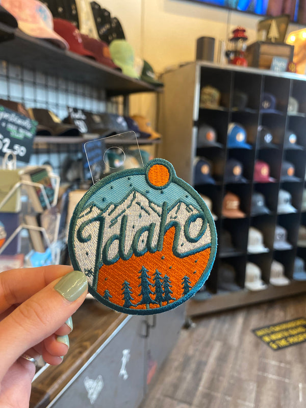 Idaho Peaks Patch - Teal