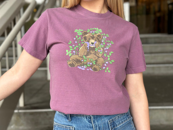 Huckleberry Cub Tee - Berry (100% Cotton)