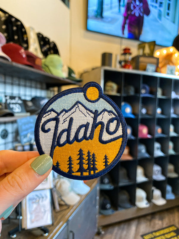 Idaho Peaks Patch - Navy Blue