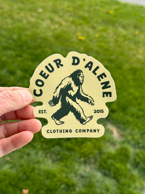 CDA CLOTHING COMPANY BIGFOOT STICKER