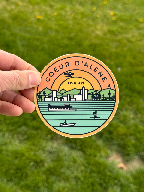 Coeur d'Alene Is Amazing Sticker