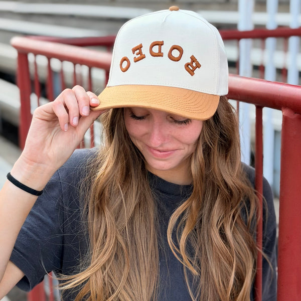 Rodeo Upside Down Hat (Caramel / Cream)