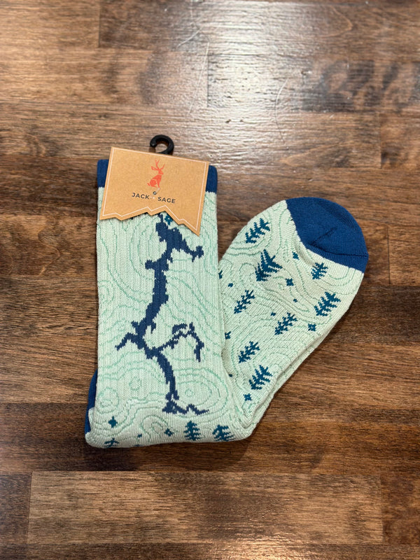 Lake Coeur d'Alene Socks