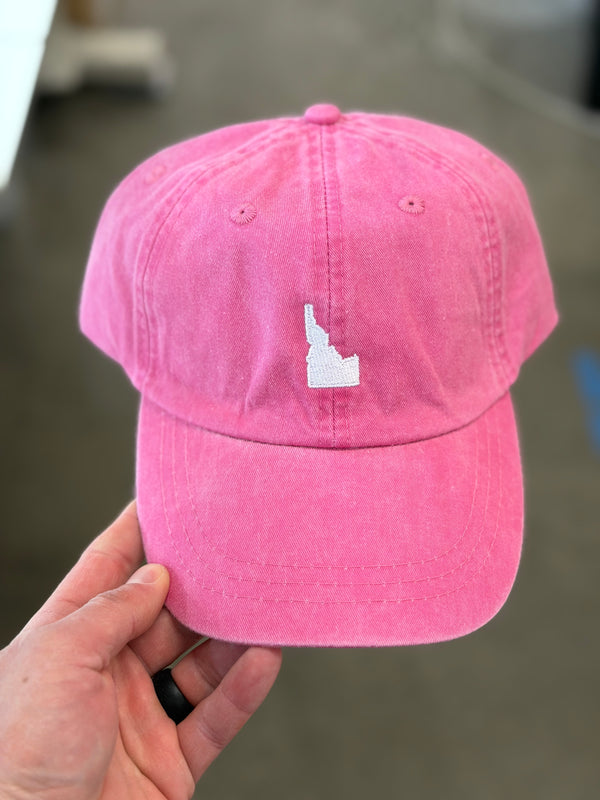 The Idaho Shape Hot Pink Pigment Dyed Hat