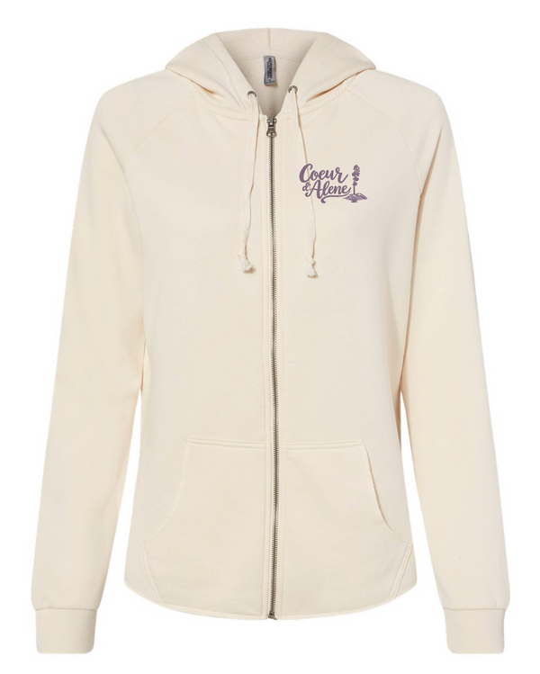 Women's California Wave Wash Night Tubbs 2.0 Hoodie (Bone)