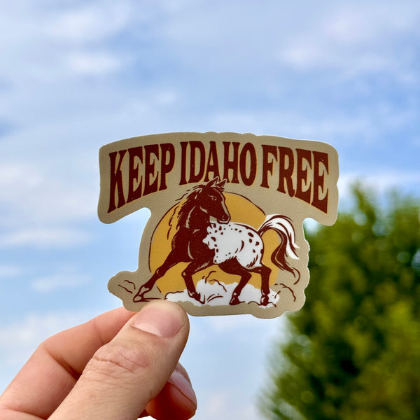 Keep Idaho Free Classic Sticker