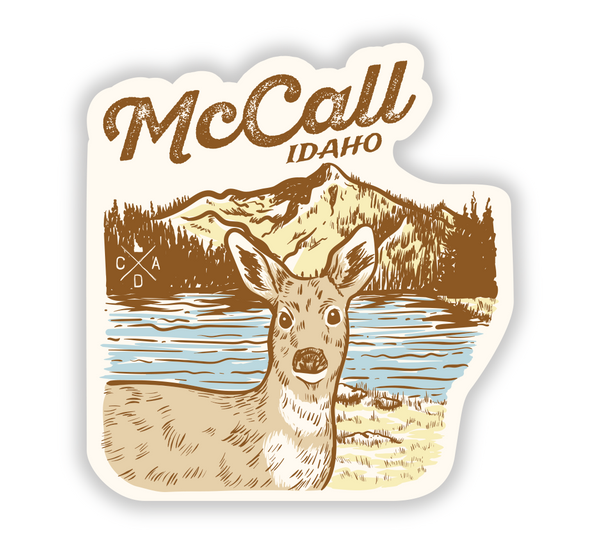 McCall Idaho Oh Deer Sticker