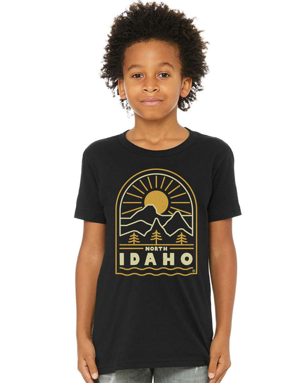 North Idaho Sunrise Kids Tee