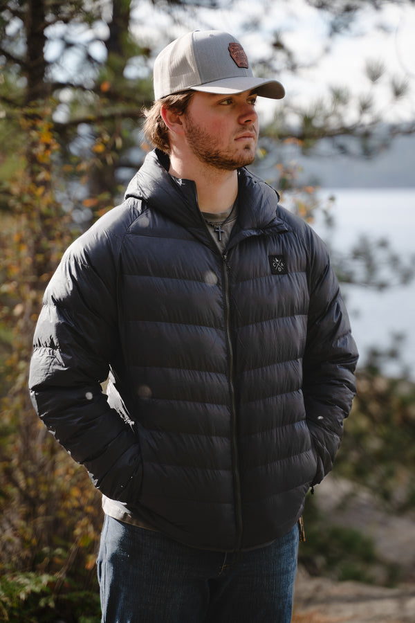 PARKER PUFFY JACKET - NAVY