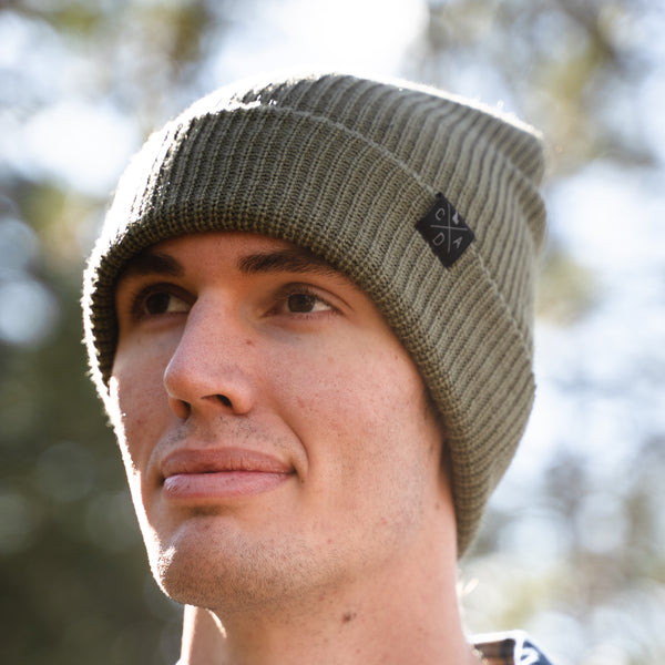 TREK BEANIE - OLIVE