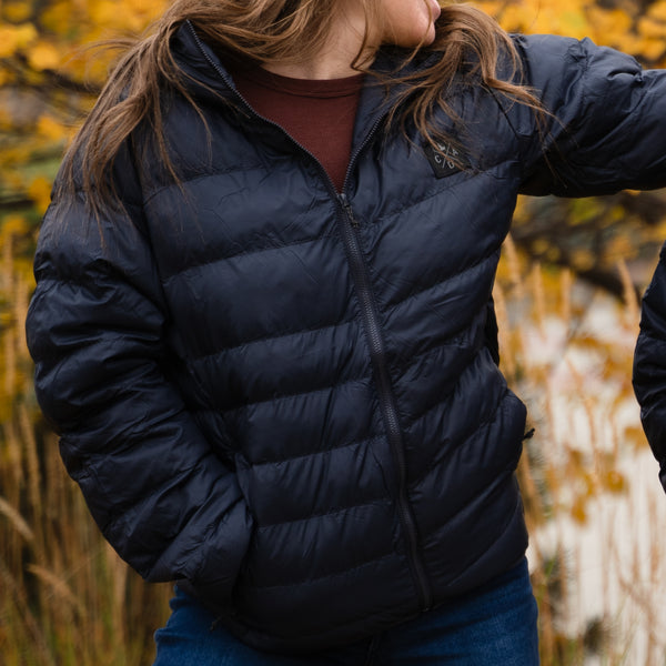 PARKER PUFFY JACKET - NAVY