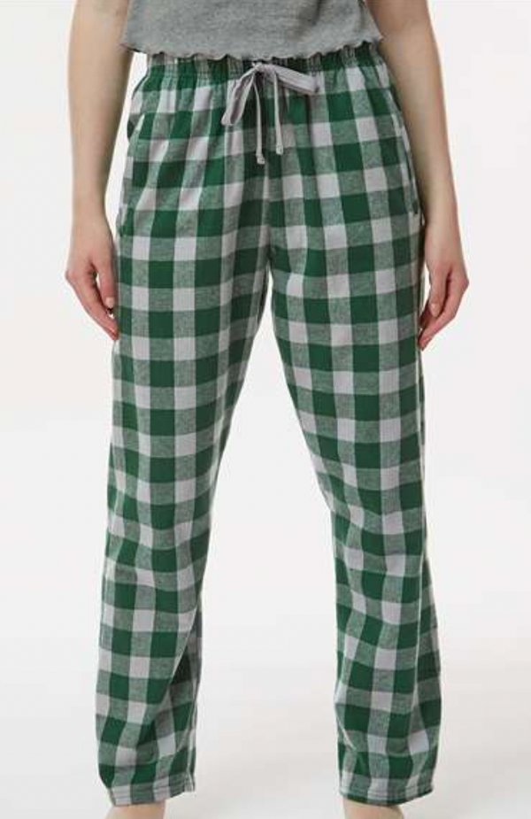 Women's Green Buffalo Plaid Pajamas