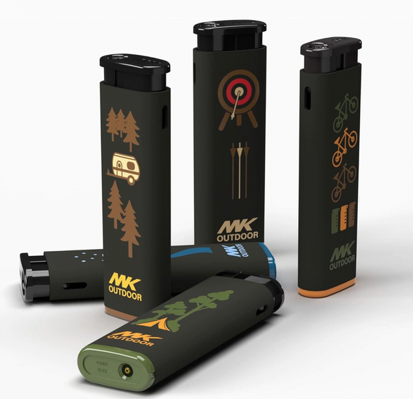 Mk Lighter Outdoor Series, Alpine Set, Windproof Flame, Pock