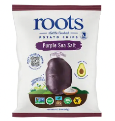 1.5oz Purple Sea Salt - Roots Potato Chips