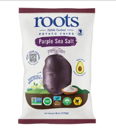6oz Purple Sea Salt - Roots Potato Chips
