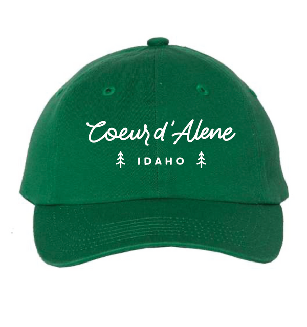 Coeur d'Alene Idaho Green Kids Hat