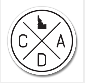 Revised CDA IDAHO Logo Magnet