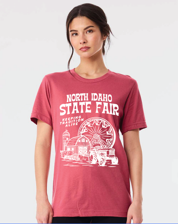 North Idaho State Fair - Keeping Tradition Alive Tee (Vintage Red)