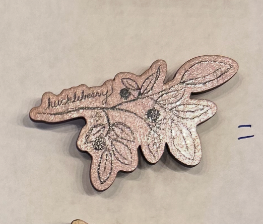 Idaho Natives Huckleberry - Wooden Magnet