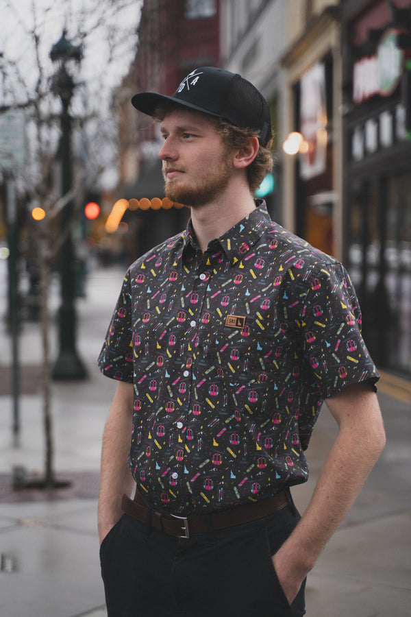 Ski Idaho Button Up Shirt