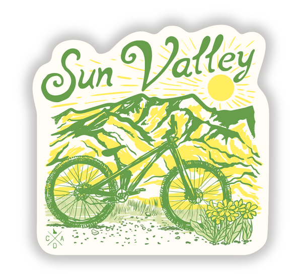 Sun Valley Golden Ride Sticker