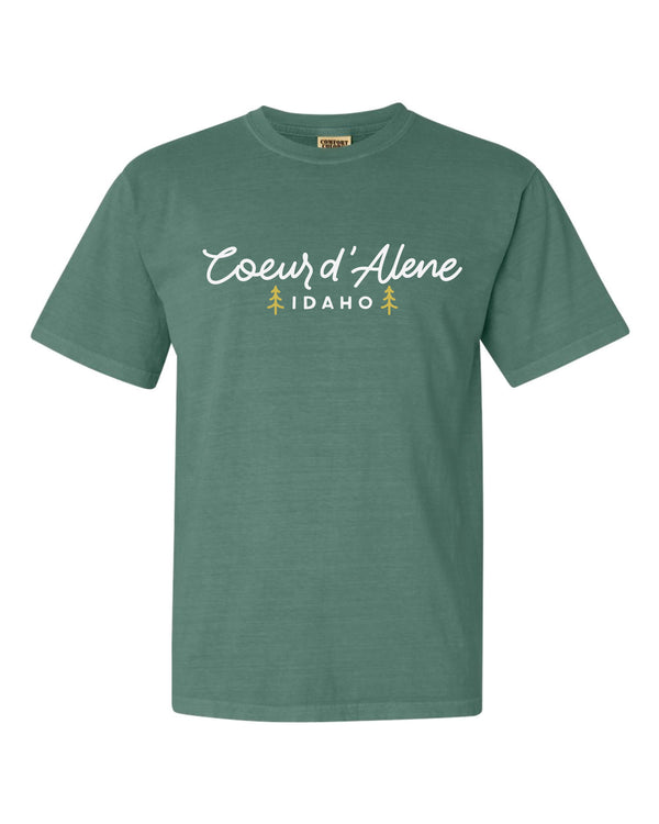 Coeur d'Alene Tourist 2.0 Green Tee