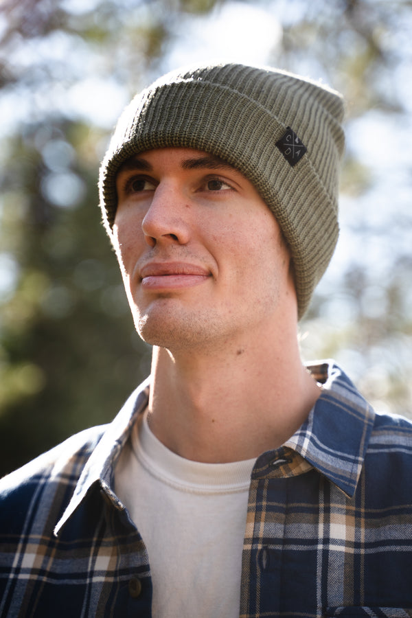 TREK BEANIE - OLIVE