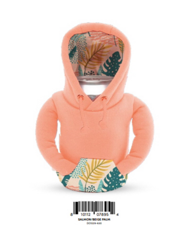 The Hoodie - Salmon/Beige Palm