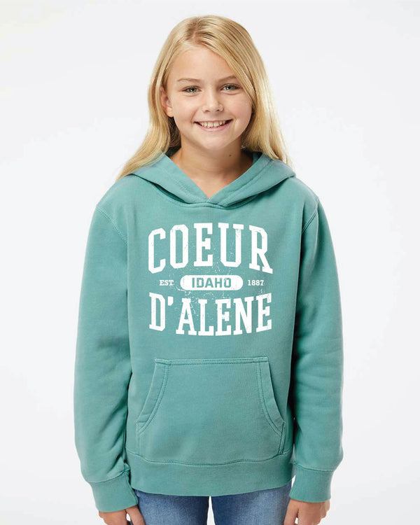 Kids CDA Collegiate Mint Hoodie