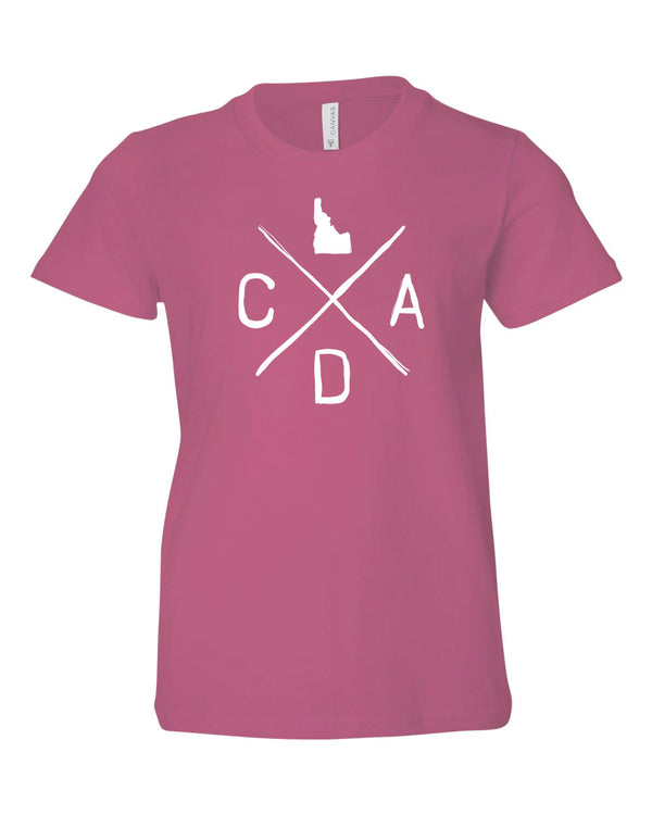 Kids CDA Logo Magenta Tee