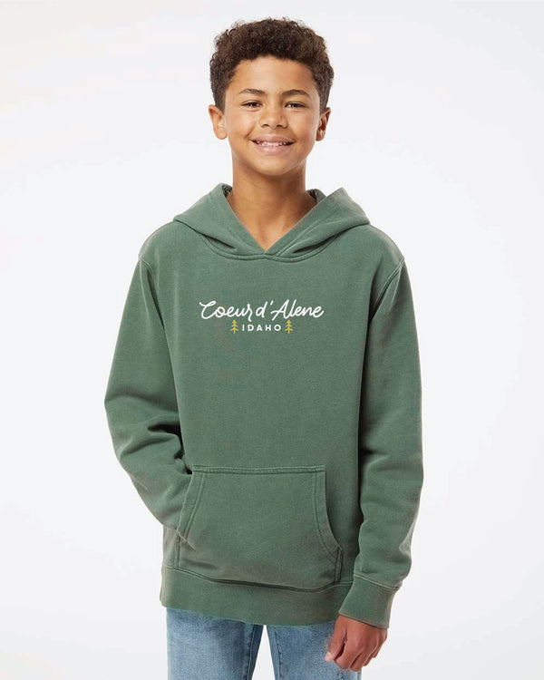 Kids CDA Tourist 2.0 Green Hoodie