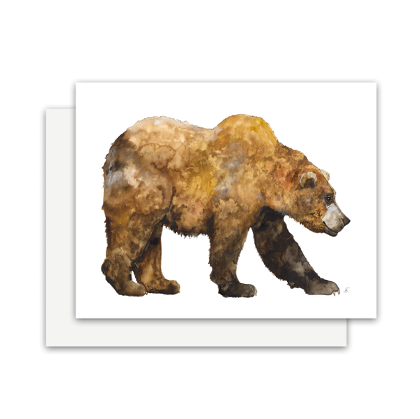 Grizzly Bear Card