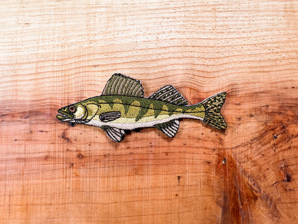 Walleye Iron-On Patch | Quality Fish Patches