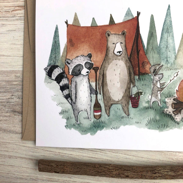 Gathering Friends Card