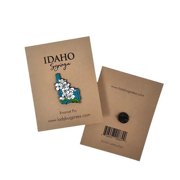 Idaho Syringa Enamel Pin