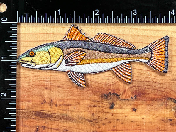 Redfish (Red Drum) Iron-On Patch | Quality Fish Patches