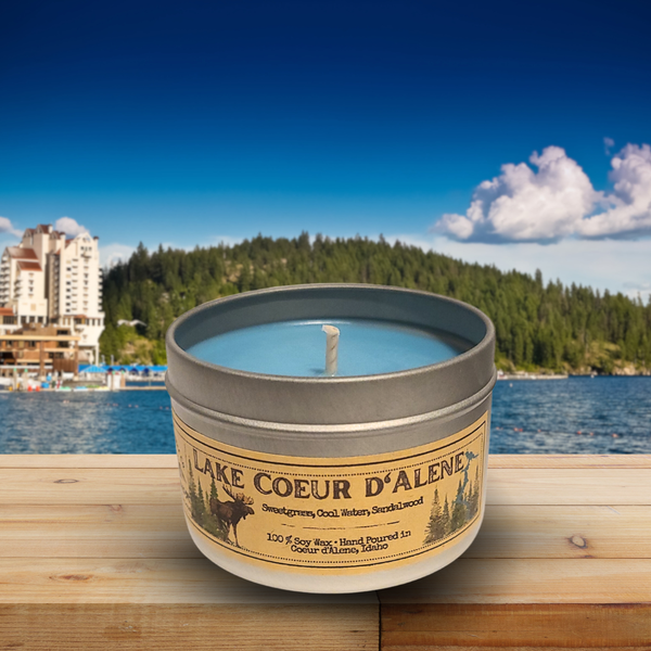 Lake Coeur d'Alene | North Idaho Candle | USA MADE | Soy Wax